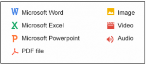 Office File Types in Drive